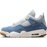 Air Jordan 4 Retro 'Worn Blue' damesschoen - Wit