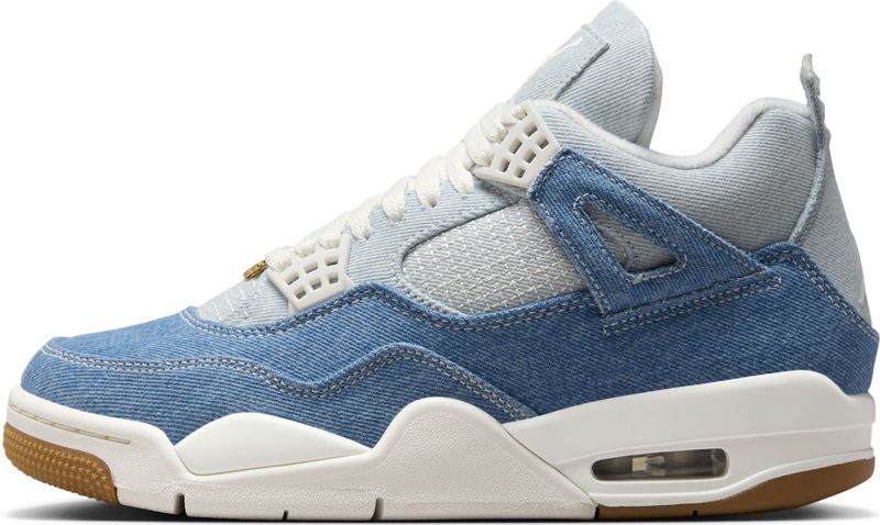 Air Jordan 4 Retro 'Worn Blue' damesschoen - Wit