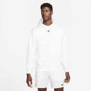 NikeCourt Tennishoodie van fleece voor heren - Wit