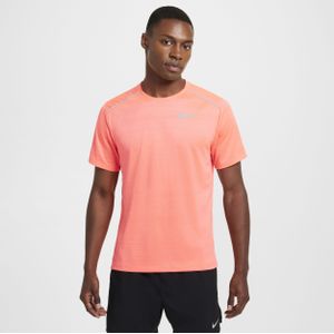 Nike Miler Hardlooptop met korte mouwen voor heren - Roze