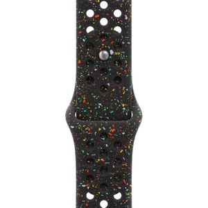 42 mm Midnight Black sportbandje van Nike (S/M) - Zwart