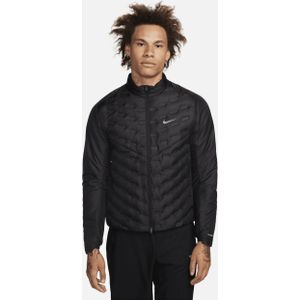 Nike Repel hardloopjack met dons voor heren Therma-FIT ADV AeroLoft - Zwart- Heren, Zwart