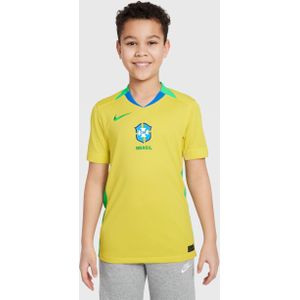 Nike - Dri-FIT - Replicavoetbalshirt - Geel - Brazilië 2025 Stadium Thuis (vrouwenelftal)