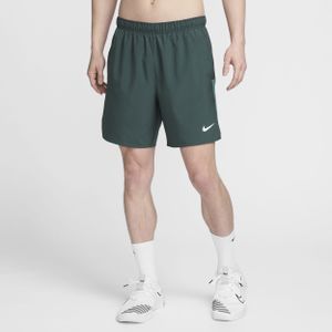 Nike Challenger Dri-FIT 2-in-1 hardloopshorts voor heren (18 cm) - Groen