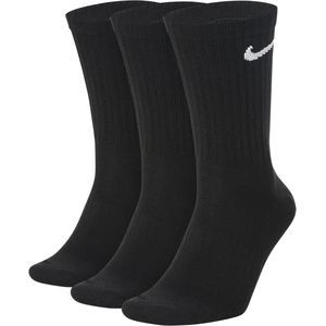 Nike Everyday Lightweight Crew trainingssokken (3 paar) - Zwart