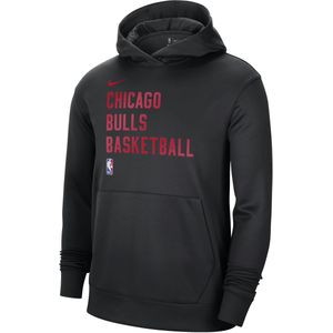 Chicago Bulls Spotlight Nike NBA-hoodie met Dri-FIT voor heren - Zwart