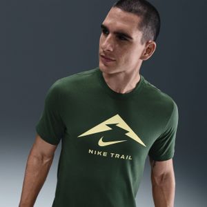 Nike Dri-FIT Trailrunningshirt voor heren - Groen