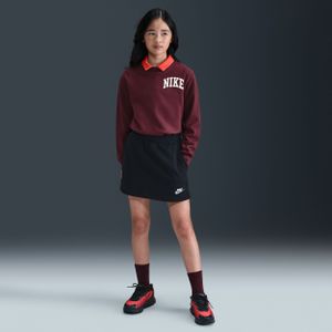 Nike Club rok van sweatstof - Zwart