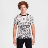 Club América Academy Pro SE Nike Dri-FIT warming-up voetbalshirt met korte mouwen voor heren - Bruin