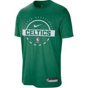 Boston Celtics Authentics Nike NBA-trainingsshirt met Dri-FIT voor heren - Groen