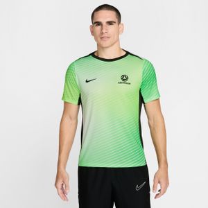 Australië Academy Pro Nike Dri-FIT warming-up voetbaltop met korte mouwen voor heren - Groen
