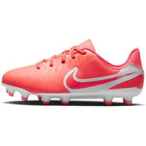 Nike Jr. Tiempo Legend 10 Academy low-top voetbalschoenen voor kleuters/kids (meerdere ondergronden) - Roze