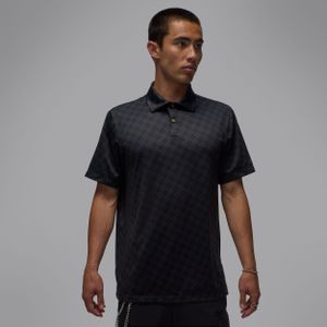 Jordan Sport golfpolo met print voor heren - Zwart