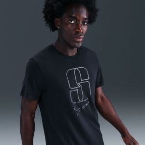 Sabrina Dri-FIT basketbalshirt voor heren - Zwart