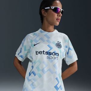Inter Milan 2025/26 Stadium Uit Nike Dri-FIT replicavoetbalshirt voor dames - Blauw
