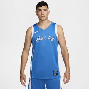 Griekenland Limited Road Nike Basketbaljersey voor heren - Blauw