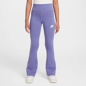 Nike - Sportswear Classic - Legging - Rood - Hoge Taille en Wijde Pijpen
