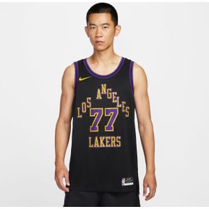 Los Angeles Lakers City Edition Nike Dri-FIT Swingman NBA-jersey voor heren - Zwart