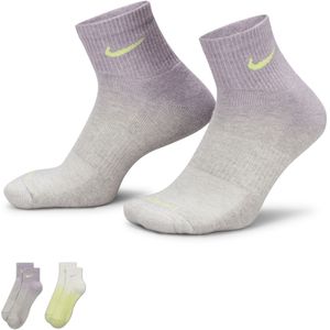 Nike Everyday Plus enkelsokken met demping (2 paar) - Meerkleurig