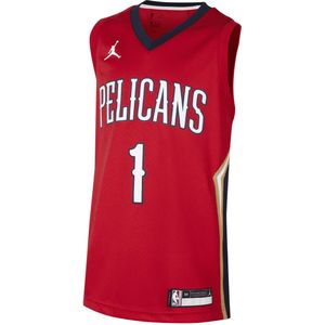 New Orleans Pelicans Statement Edition Swingman Jordan NBA-jersey voor kids - Rood