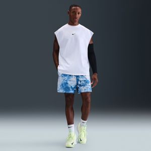 Nike Dri-FIT Practice Mesh basketbalshorts voor heren (13 cm) - Grijs