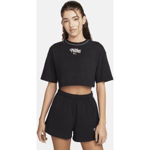 Nike Sportswear Kort T-shirt voor dames - Zwart
