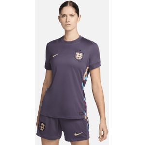 Engeland (herenelftal) 2024/25 Stadium Uit Nike Dri-FIT replica voetbalshirt voor dames - Paars