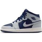 Jordan 1 Mid - Kindersneakers - Blauw - Textil