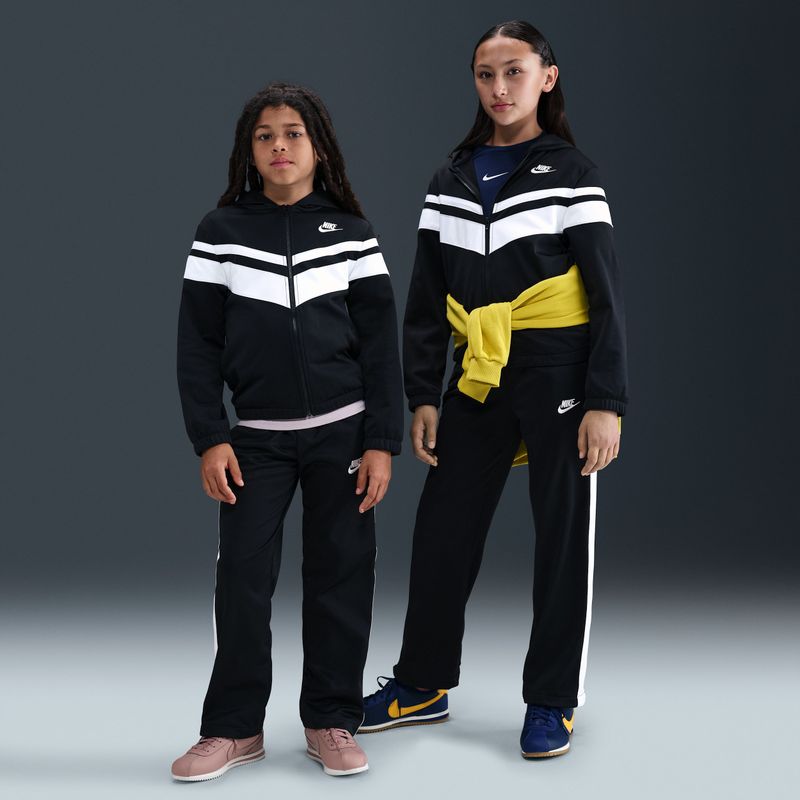 Nike Dri-FIT trainingspak met capuchon voor kids - Zwart