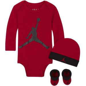 Jordan Driedelige babyset (0-12 maanden) - Rood