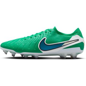 Nike Tiempo Legend 10 Elite low top voetbalschoenen (stevige ondergrond) - Groen
