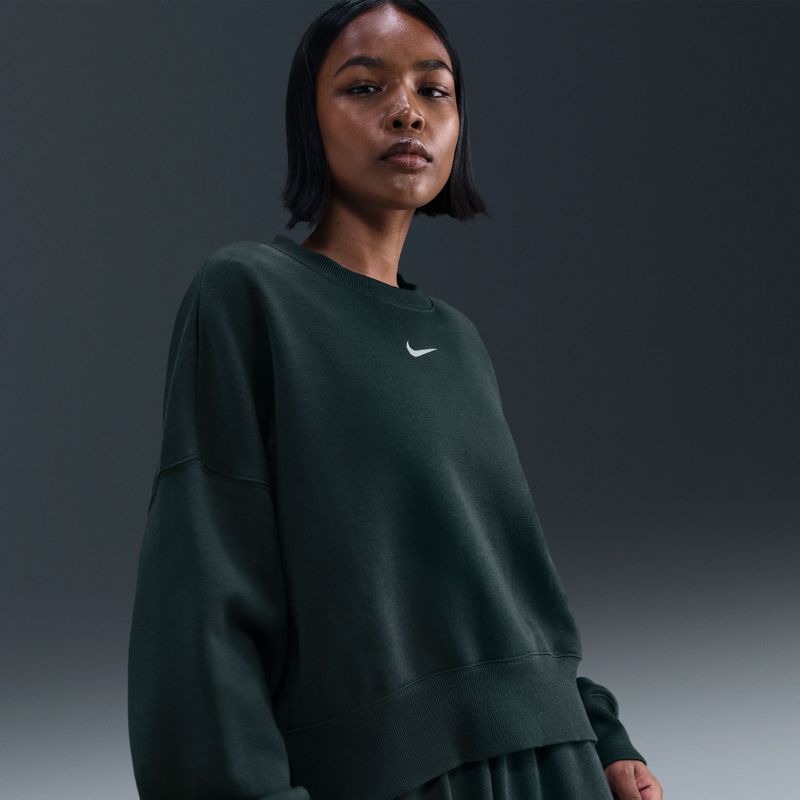 Nike - Phoenix Oversized Crew - Sweatshirt - Groen