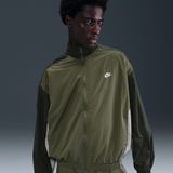 Nike Club oversized geweven trainingsjack voor heren - Groen