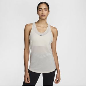 Nike Swift Dri-FIT wollen hardlooptanktop voor dames - Wit