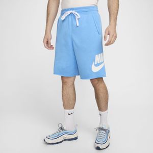 Nike Club Alumni Herenshorts van sweatstof - Blauw