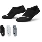 Nike Everyday Plus Lightweight Footie trainingssokken voor dames (3 paar) - Meerkleurig