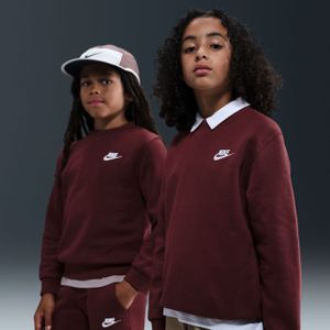 Nike Club Fleece sweatshirt voor kids - Rood
