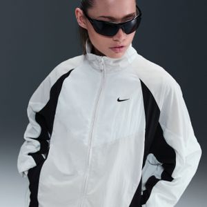 Nike - Oversized Trainingsjack - Grijs - Dames