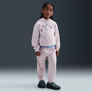 Nike Set met hoodie en joggingbroek van sweatstof voor kleuters - Paars