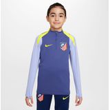 Nike - Atletico Madrid Strike - Trainingstrui - Donkerpaars Geel - 1/4-Zip 2025-2026 Kids