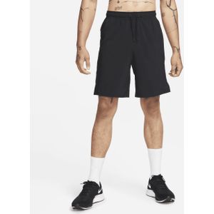 Nike Unlimited multifunctionele niet-gevoerde herenshorts met Dri-FIT (23 cm) - Zwart