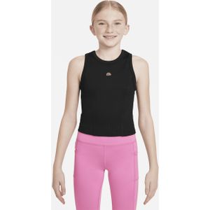 Nike Dri-FIT tanktop voor meisjes - Zwart