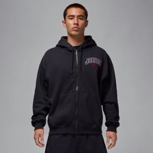 Jordan - Brooklyn Fleece - Hoodie - Zwart - Oversized met Rits