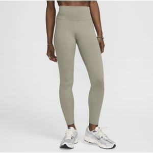 Nike One lange legging met hoge taille voor dames - Groen