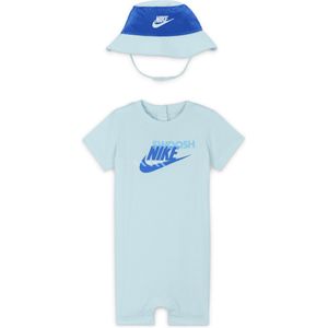 Nike Sportswear PE set met rompertje en vissershoedje voor baby’s (12-24 maanden) - Blauw