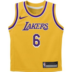 LeBron James Los Angeles Lakers Icon Edition boxset met Nike NBA-jersey en -shorts voor jongens - Geel