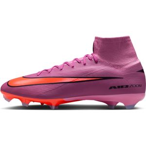 Nike Mercurial Superfly 10 Pro high-top voetbalschoenen (stevige ondergrond) - Roze
