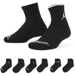 Jordan Enkelsokken voor kleuters (6 paar) - Zwart