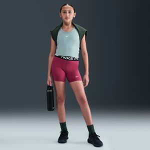 Nike Pro Dri-FIT shorts voor meisjes (8 cm) - Paars