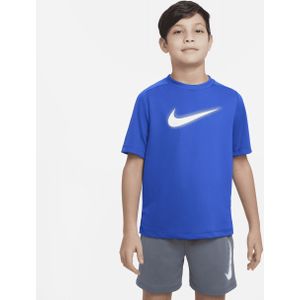 Nike Multi Dri-FIT trainingstop met graphic voor jongens - Blauw